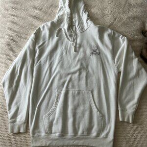 Unisex White Hoodie Chelsea Cutler Band Merch